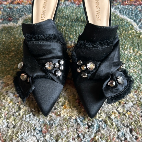 NINE WEST HEELS SHOES IN SZ 6M… WORN ONE TIME TO A WEDDING…3” HEEL…LIKE NEW! - Picture 2 of 8